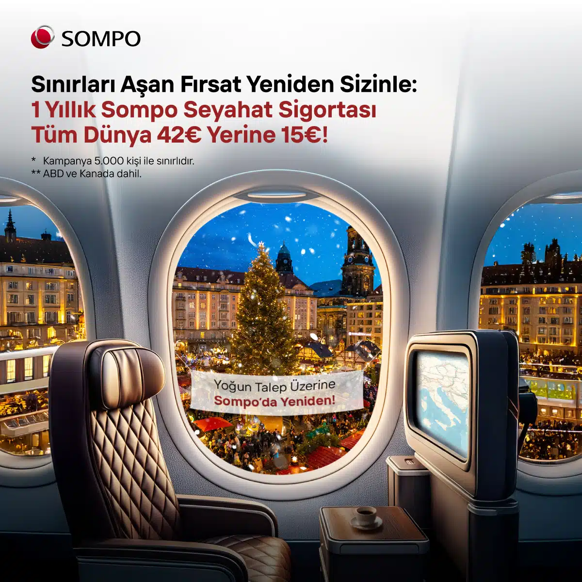 Vize Seyahat Sigortası 15 Euro Kampanyası